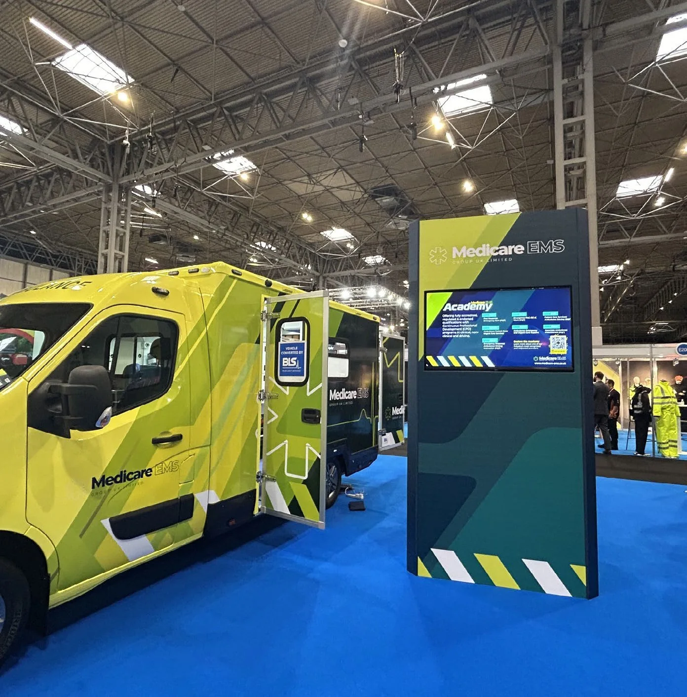 Medicare exhibition stand and vehicle graphics